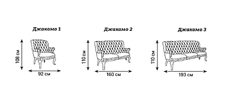 картинка Прямой диван Джакомо от Мебельная мода, фото: 14