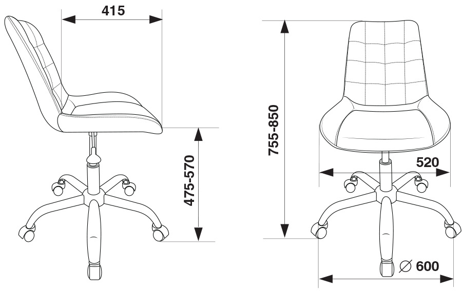 картинка Компьютерное кресло CH-350M от Мебельная мода, фото: 5