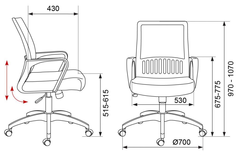 картинка Компьютерное кресло MC-201 от Мебельная мода, фото: 7