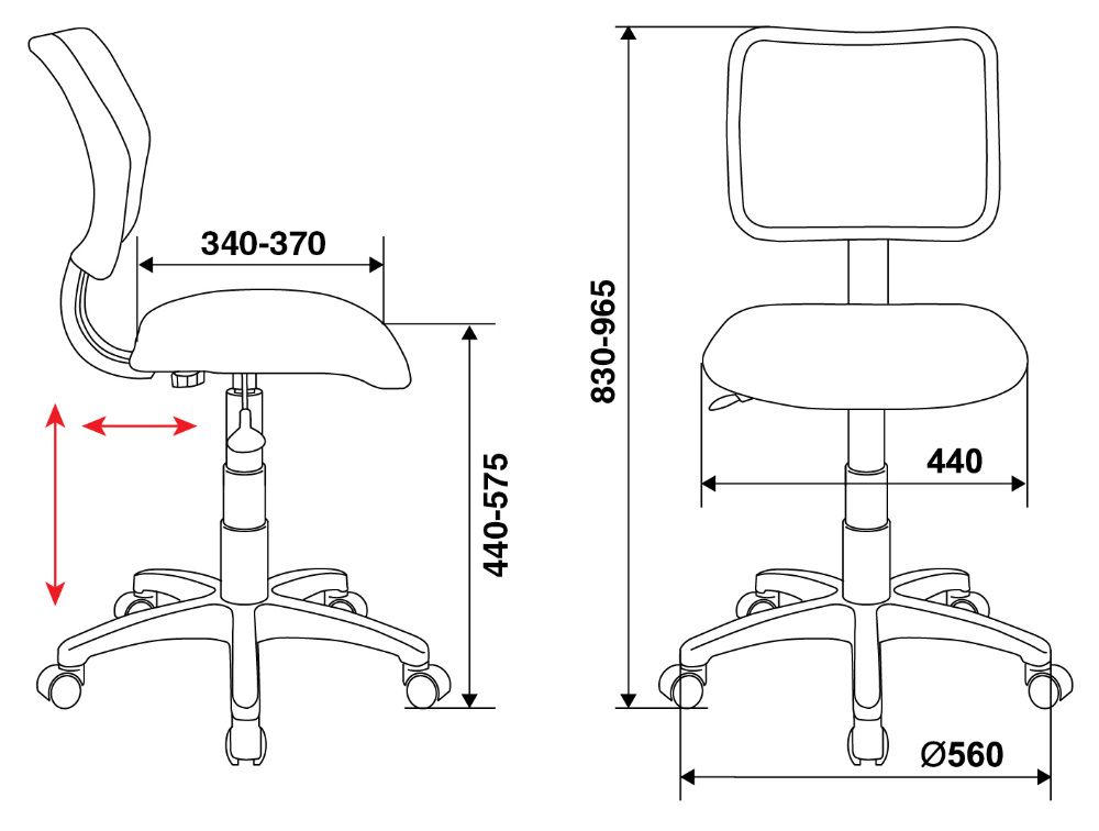 картинка Компьютерное кресло CH-295 от Мебельная мода, фото: 5