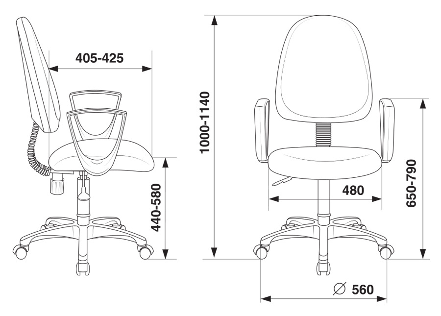 картинка Компьютерное кресло CH-1300N от Мебельная мода, фото: 10
