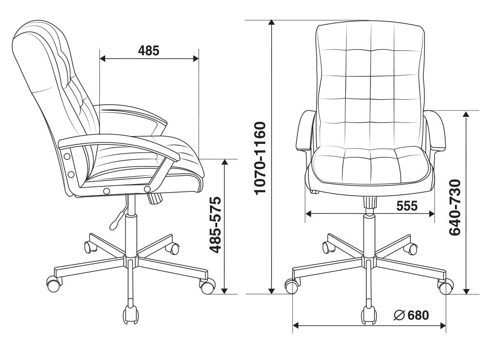 картинка Кресло руководителя CH-823AXSN от Мебельная мода, фото: 6