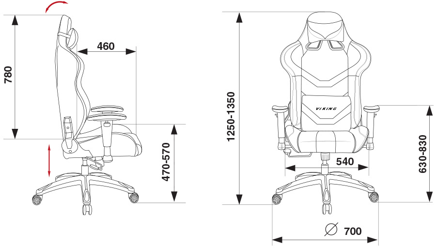 картинка Игровое кресло CH-772N от Мебельная мода, фото: 11