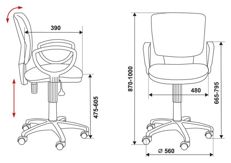 картинка Компьютерное кресло CH-626AXSN от Мебельная мода, фото: 8