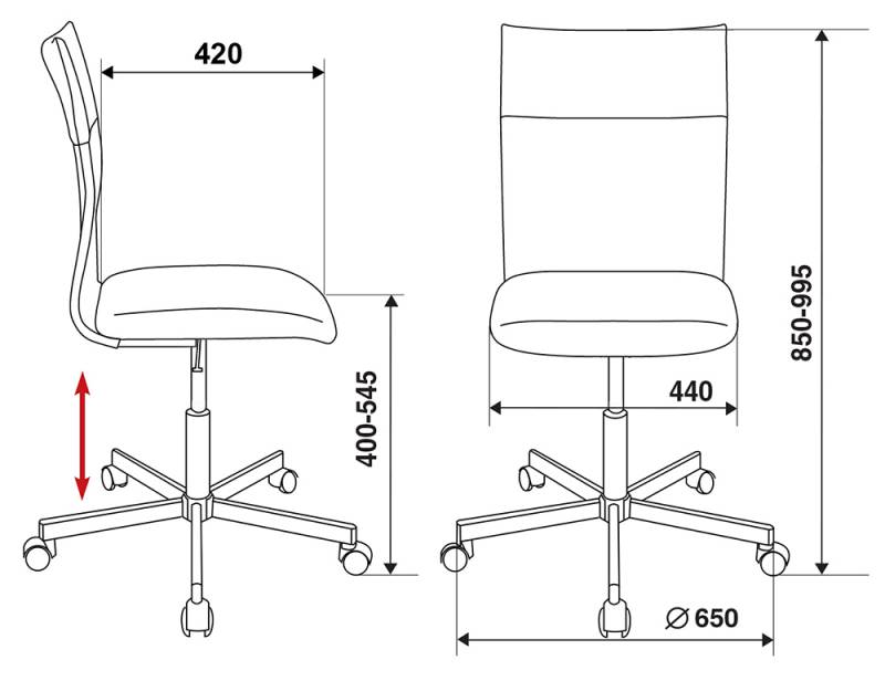 картинка Компьютерное кресло CH 1399 от Мебельная мода, фото: 4