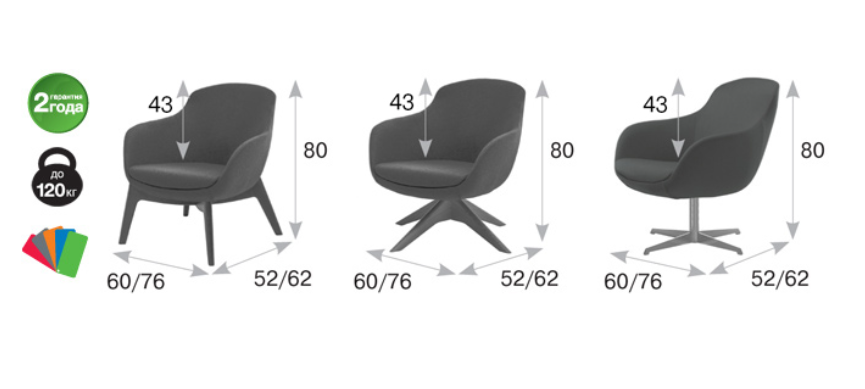 картинка Лаунж-кресло NOBLE от Мебельная мода, фото: 12